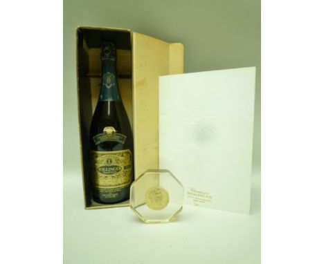 BOLLINGER TRADITION R.D. Vintage 1973, disgorged 4th March 1982, shipped to celebrate the marriage of H.R.H. The Prince of Wa