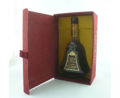 PRINCE HUBERT DE POLIGNAC XO ROYAL COGNAC in 70cl decanter style bottle and presentation box 