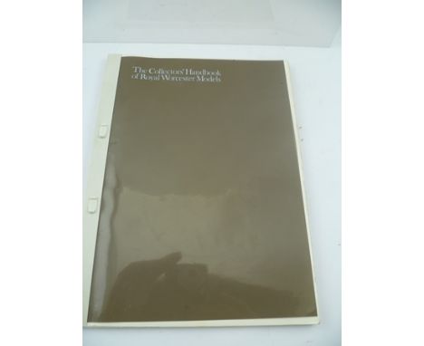 A COLLECTOR'S HANDBOOK OF ROYAL WORCESTER MODELS 1969 includes Doris Lindner, Dorothy Doughty etc., 1 volume 