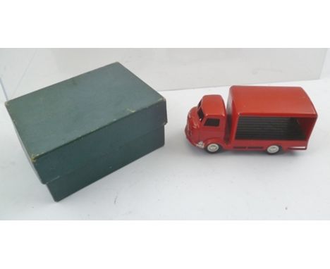 METTOY (PRE CORGI) A DIE-CAST "C.W.S. SOFT DRINKS" VAN KARRIER, in red livery 
