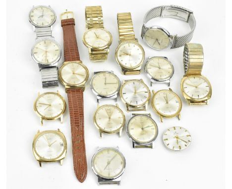 Gents wristwatches to include Timex, Saga and Stowa A/F 