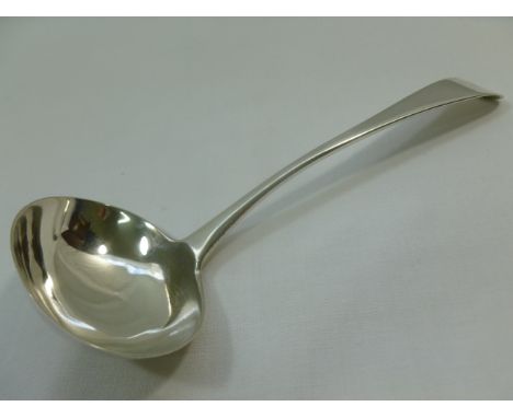 A George III silver old English pattern sauce ladle, Newcastle 1799, 1.5ozt, 46.6g, 17.5cm long CONDITION REPORT: If you requ