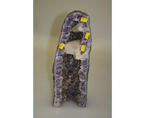 A large amethyst geode nodule,4.5cm high