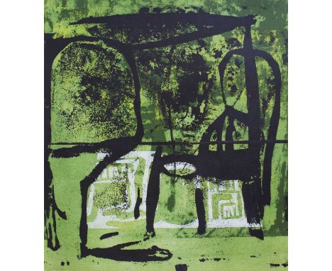 Peter LANYON (1918-1964)In the TreesScreenprintThe Fine Art Society PLC label to verso21.8 x 19.5cmProvenance - Reba and Dave