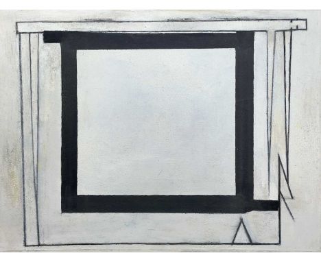 Prunella CLOUGH (1919-1999)Small Gate Painting 2, 1980Oil on canvasSigned to versoVarious labels to verso including Annely Ju