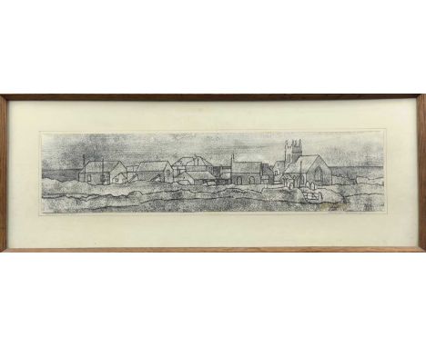 Alexander MACKENZIE (1923-2002)MorvahMonoprintSigned, inscribed and dated March 195511 x 46.5cm Condition report: This work i