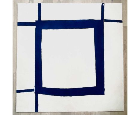 Sandra BLOW (1925-2006)Three SquareA Stoneman Editions Rug by Christopher FARR, LondonMill spun woolEdition of 250200cm x 209