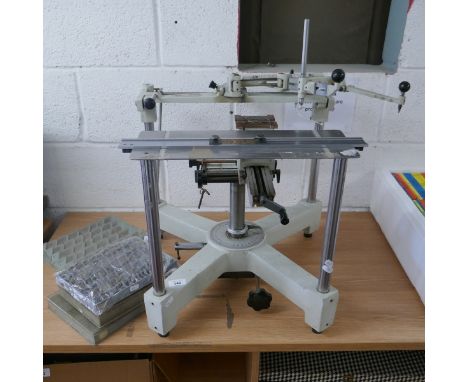 Gravograph manual engraver with 4 sets of letters/symbols 