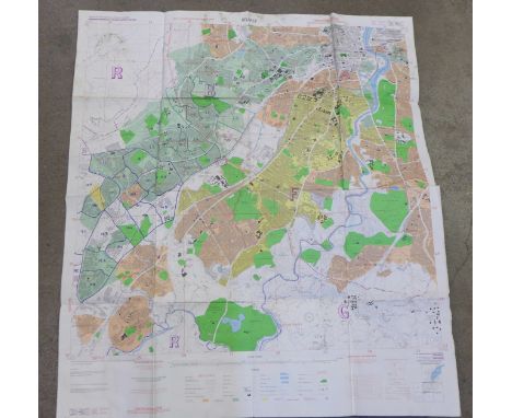 A British Army map of Belfast 