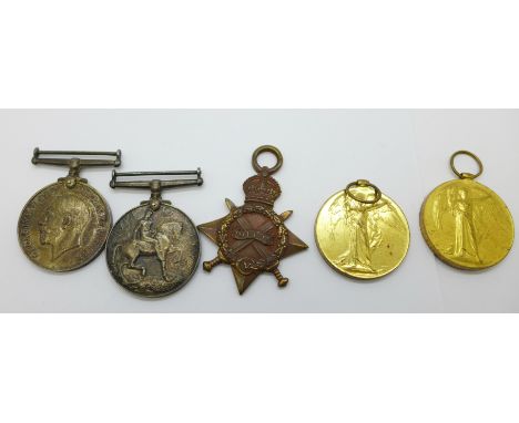 A trio of WWI medals to 16730 Gnr. W. Maloney R.A. and a pair of WWI medals 786 Pte. T. Mahoney, R. Mun. Fus. 