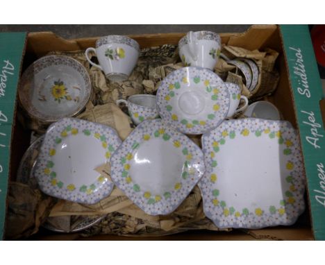 A Bell China decorative tea service **PLEASE NOTE THIS LOT IS NOT ELIGIBLE FOR POSTING AND PACKING** 