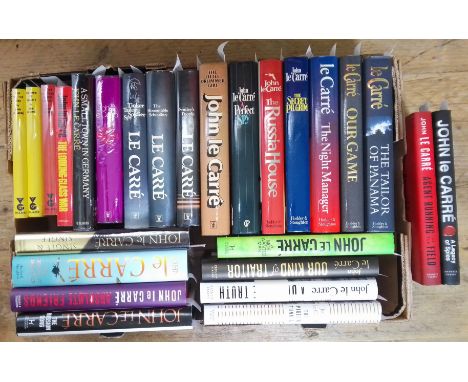 John Le Carre, a set of the first 26 hardback novels, 1st editions, 1st impressions (except Our Game), including seven signed