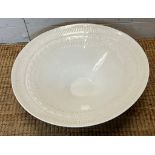 A large white glazed dish (H14cm Dia46cm)