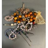 A small selection of costume jewellery