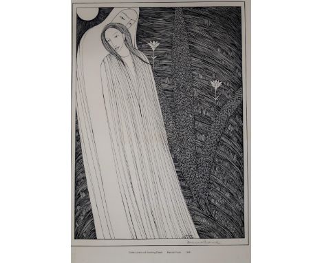 HANNAH FRANK&nbsp;Come lovely and soothing death, signed, print, 44 x 32cm Condition Report:Available upon request