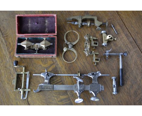 A box of watchmakers precision tools
