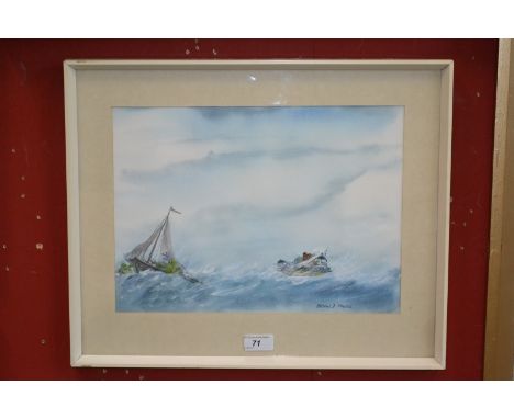 Brian P Dowell
Stormy Seascape
watercolour