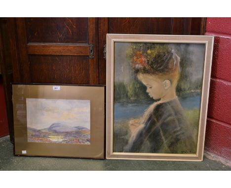English School (20th century)
Moorland heather, watercolour
24cm x 35cm, framed
A gentilini print
Precious (2)