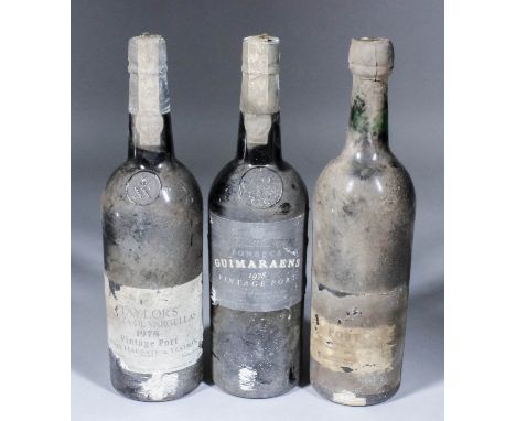 Four bottles of 1966 Quinta do Noval vintage port, one bottle of 1978 Taylor's "Quinta de Vargellas" vintage port, one bottle