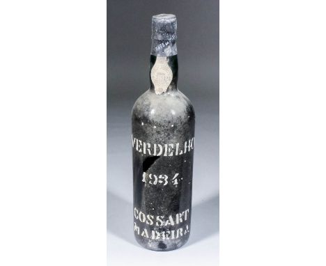 One bottle of 1934 vintage Verdelho (Madeira) bottled by Cossart