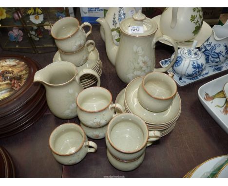 A Denby 'Daybreak' coffee service.