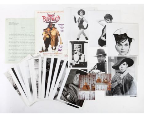 Our Man Flint (1966) A vintage publicity file and gelatin glossy glamour photographsof villainess Gila Golan. Also includes a