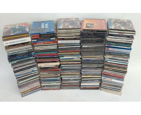 Approx 900 mixed genre CD albums and compilations, the second part of the single owner collection with more rock, pop and bey