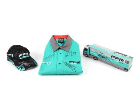 Carl Fogarty - Team Foggy Petronas 2005 World Superbike Championship items including Official Cap and shirt signed by Carl Fo
