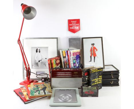 The Avengers - Collection of memorabilia including Replica props, books relating to the TV Series, books including Honor Blac