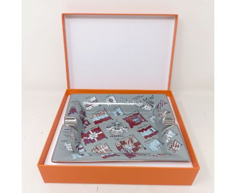 A Hermes ashtray, boxed