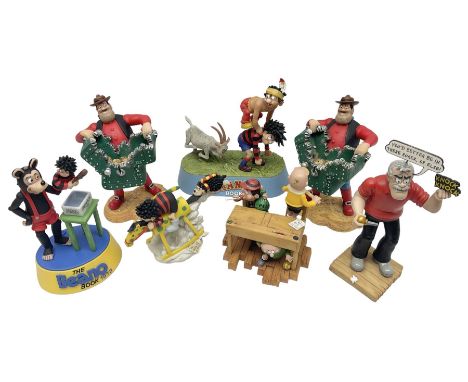 Seven limited edition Robert Harrop figures from the Beano Dandy collection, comprising The Beano Dandy Collection Bash Stree