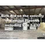 BULK BID ON ENTIETY OF ZUMMIT PLASTICS, lots 1-232