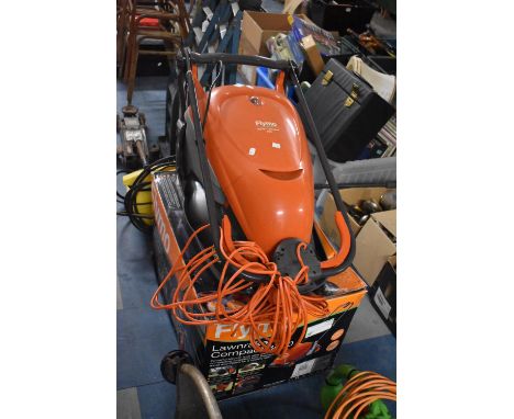 A Flymo Hover Compact 350 Electric Mower 