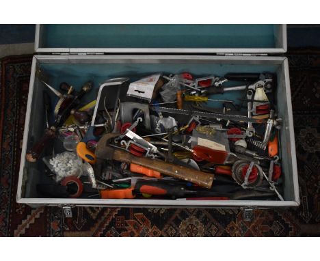 A Case Containing Workshop Hand Tools 