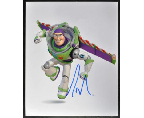 Tim Allen - Toy Story - Buzz Lightyear - autographed 8x10" colour photograph from the franchise. Signed by Allen in blue ink 