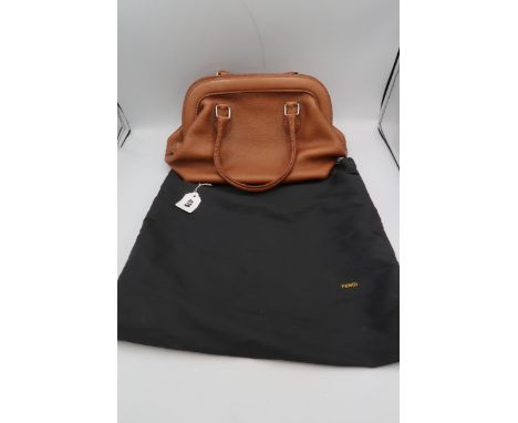 A Fendi leather Doctor handbag, in cinnamon leather, complete with original receipt dated 2007, certificate and cover bag.