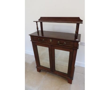 A 19th century mahogany chiffonier - Width 90cm x Height 130cm