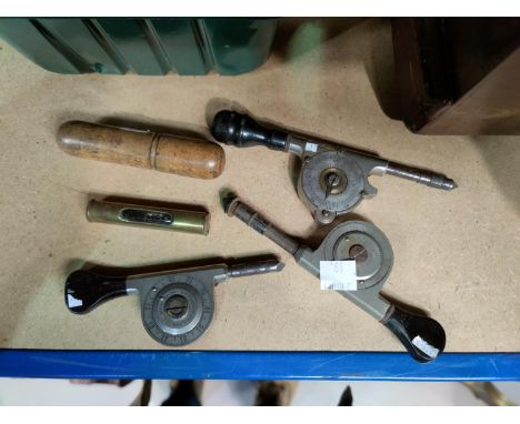 A selection of woodworking tools