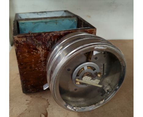 A TOULET IMPERATOR pigeon race timing clock, cased