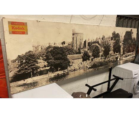 LARGE ADVERTISING KODAK PICTURE WINDSOR 50'S