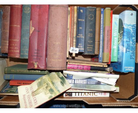  A box of book to include "Manual of Surgery", "Diseases of the Eye" "The Country Gentleman's Estate Book, Moriarty Police La