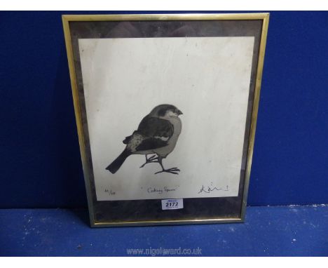 A framed limited edition Print no. 49/150 entitled "Cockney Sparra" indistinctly lower right.