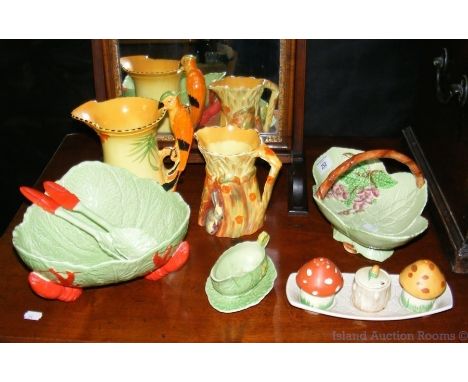 Carlton ware together with other ceramic ware
