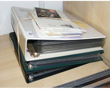 Selection of GB stamps - 3 albums, loose and First Day Covers