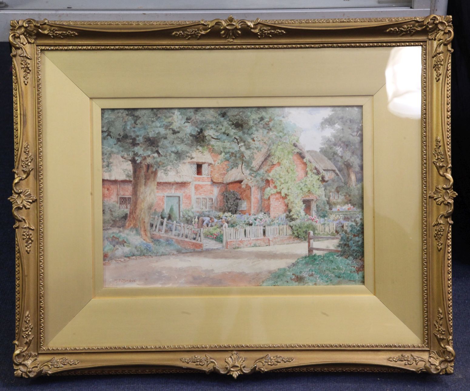 Thomas Nicholson Tyndale (1858-1936)pair of watercoloursCottages and ...