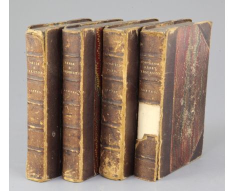 AUSTEN, Jane, Novels by Miss Jane Austen, Richard Bentley, 1833 in three volumes, and additional vol. 1837, 8vo. contemporary