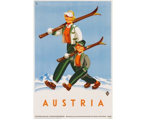 BP Austria lithographic poster, condition A-; backed on linen(96cm x 61cm (37.5in x 24in))