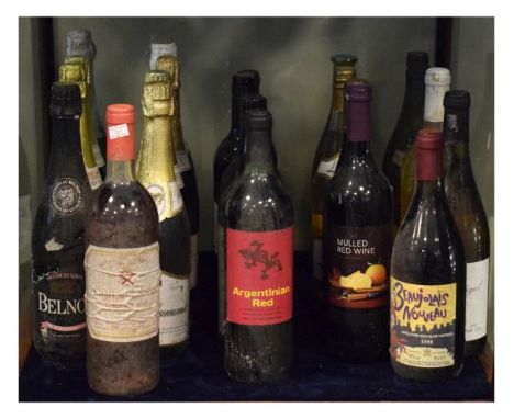 Wines &amp; Spirits - Eight bottles of sparkling wine, six bottles of red table wine, six bottles of white wine, one Italian 