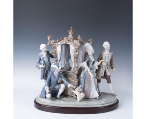 Glossy finish; Lladro backstamp. Includes certificate of authenticity and a wooden base. Artist: Salvador DebonIssued: 1980 -