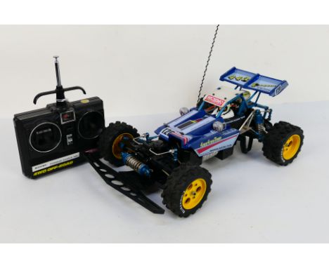 Nochimo - An unboxed Nochimo 1:10 electric RC Pegasus Exceed 443 Racing Buggy. The model shows very little signs of use appea